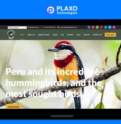 Birds of Peru Tours SEO Portfolio